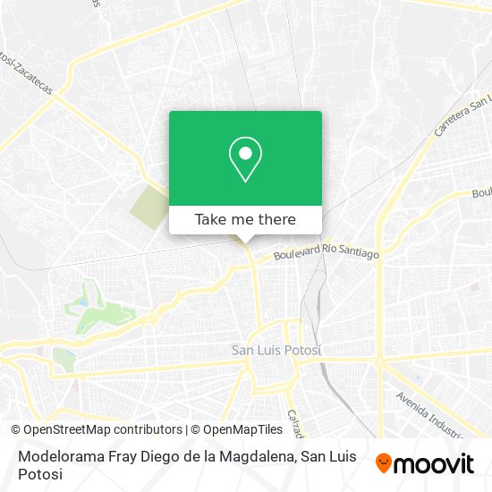 Modelorama Fray Diego de la Magdalena map