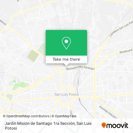 Mapa de Jardin Misión de Santiago 1ra Sección