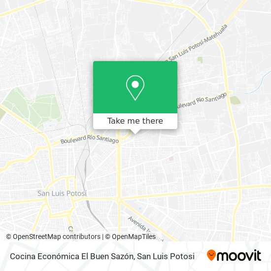 Mapa de Cocina Económica El Buen Sazón