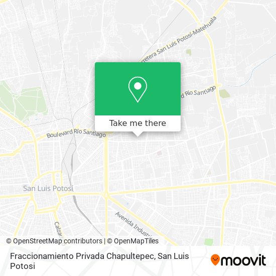Fraccionamiento Privada Chapultepec map