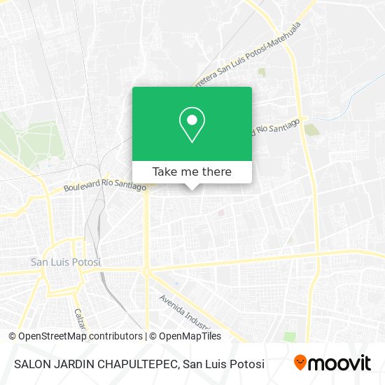 Mapa de SALON JARDIN CHAPULTEPEC