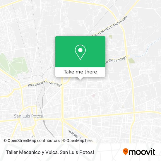 Taller Mecanico y Vulca map