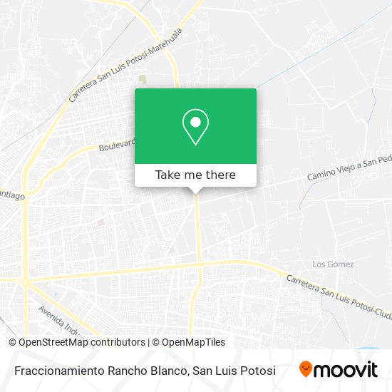 Fraccionamiento Rancho Blanco map