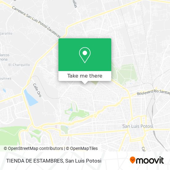 Mapa de TIENDA DE ESTAMBRES