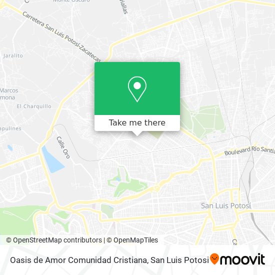 Oasis de Amor Comunidad Cristiana map