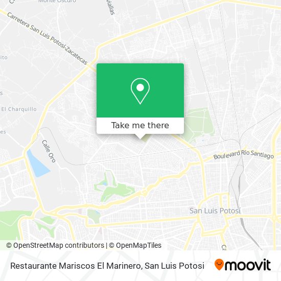 Mapa de Restaurante Mariscos El Marinero