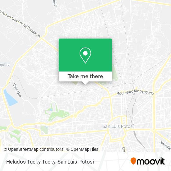 Mapa de Helados Tucky Tucky