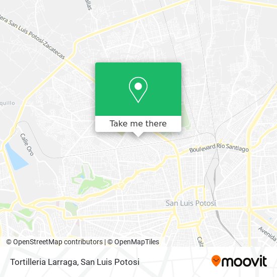 Mapa de Tortilleria Larraga