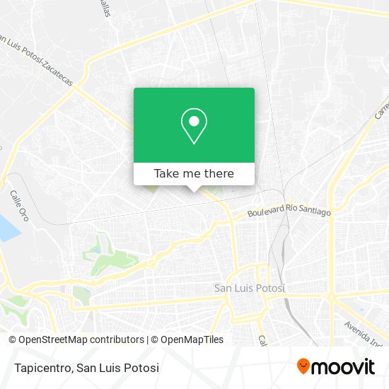 Mapa de Tapicentro
