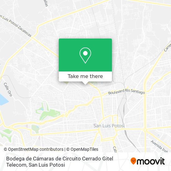 Bodega de Cámaras de Circuito Cerrado Gitel Telecom map