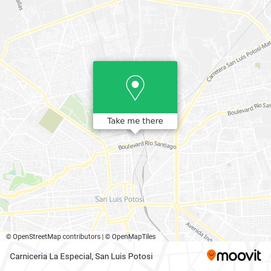 Mapa de Carniceria La Especial