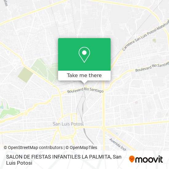 SALON DE FIESTAS INFANTILES LA PALMITA map