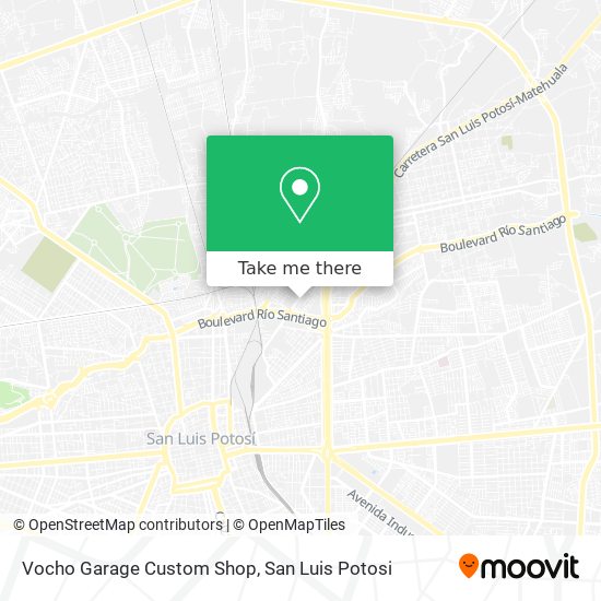 Vocho Garage Custom Shop map