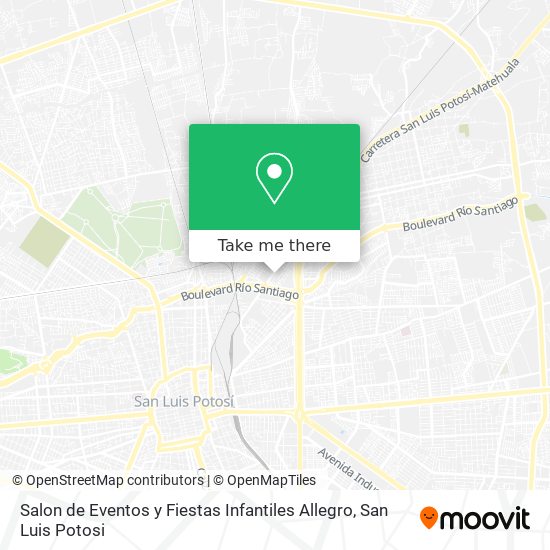 Salon de Eventos y Fiestas Infantiles Allegro map