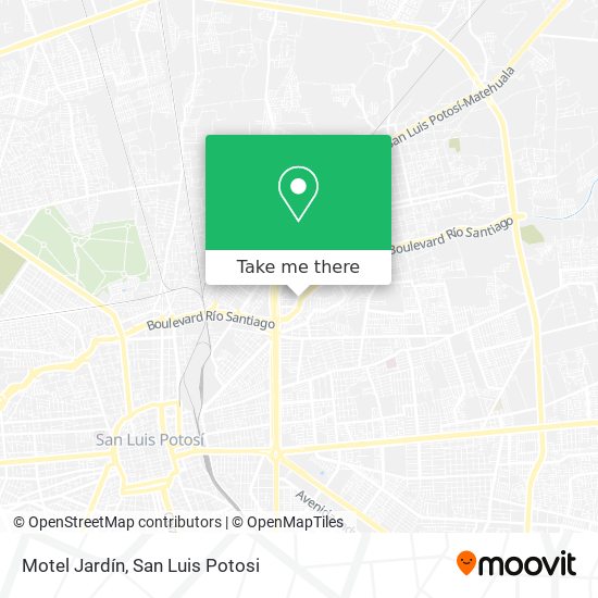 Mapa de Motel Jardín