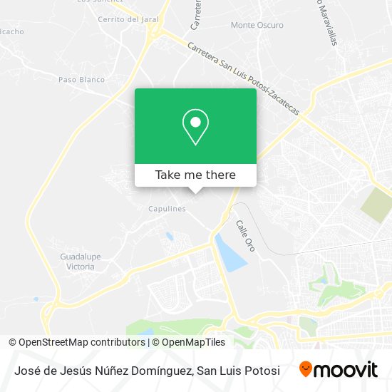 Mapa de José de Jesús Núñez Domínguez