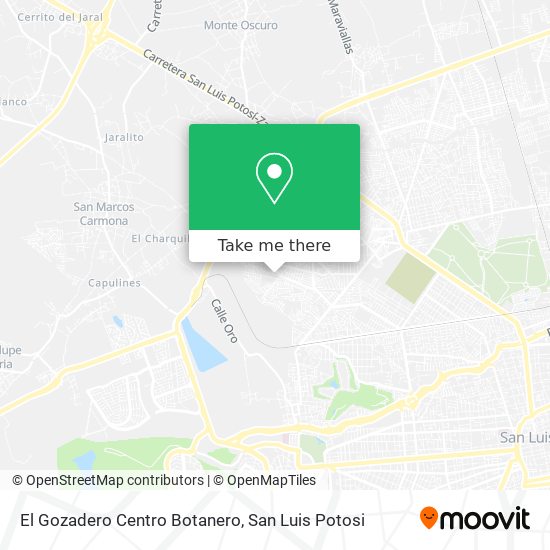 El Gozadero Centro Botanero map