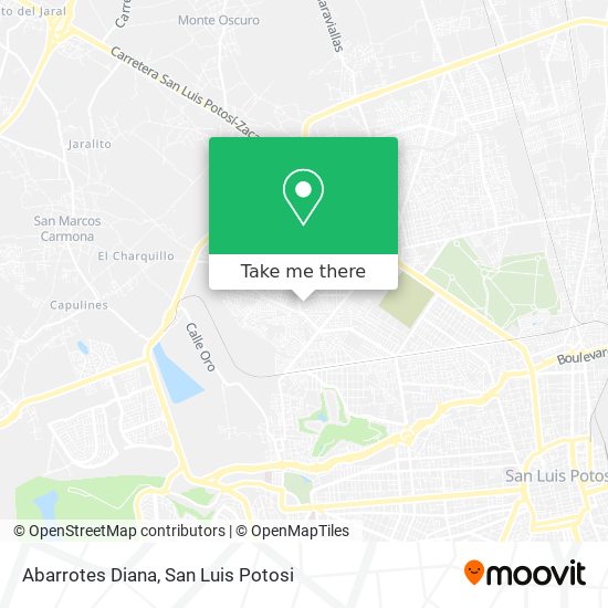 Abarrotes Diana map