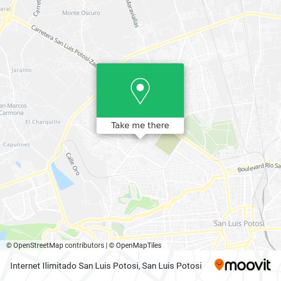 Mapa de Internet Ilimitado San Luis Potosi