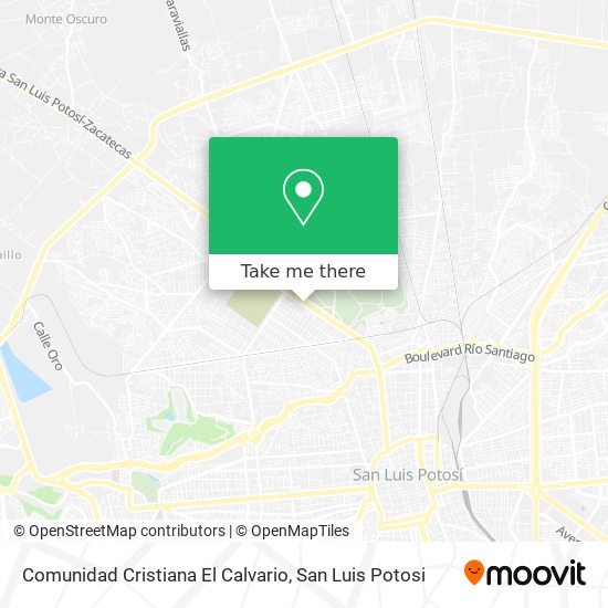 Comunidad Cristiana El Calvario map