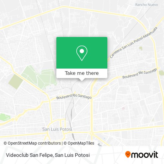 Videoclub San Felipe map