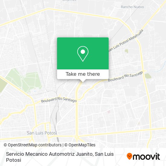 Mapa de Servicio Mecanico Automotriz Juanito
