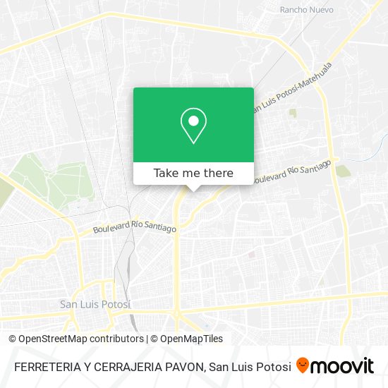 FERRETERIA Y CERRAJERIA PAVON map