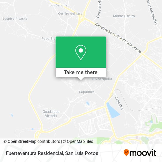 Mapa de Fuerteventura Residencial