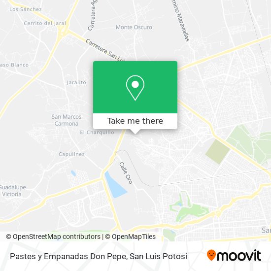 Mapa de Pastes y Empanadas Don Pepe