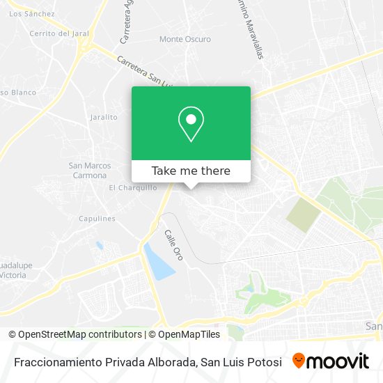 Mapa de Fraccionamiento Privada Alborada