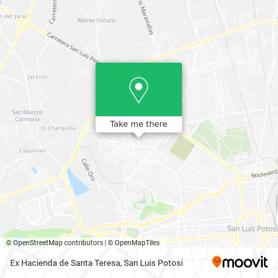 Mapa de Ex Hacienda de Santa Teresa