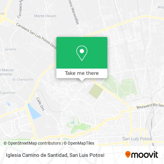 Mapa de Iglesia Camino de Santidad