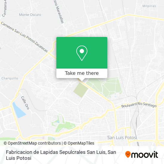 Fabricacion de Lapidas Sepulcrales San Luis map