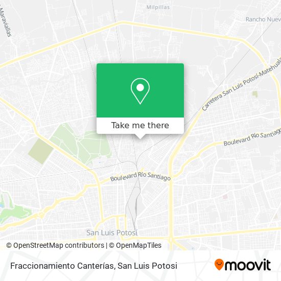 Mapa de Fraccionamiento Canterías