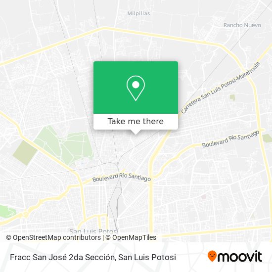 Fracc San José 2da Sección map