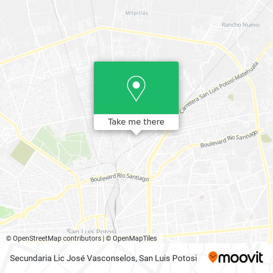 Mapa de Secundaria Lic José Vasconselos