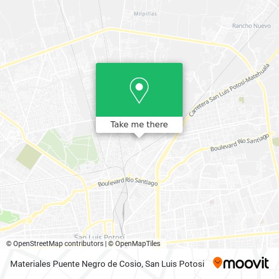 Mapa de Materiales Puente Negro de Cosio