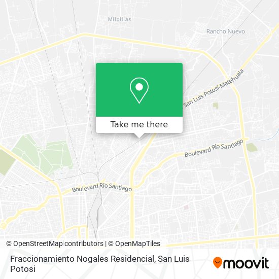 Mapa de Fraccionamiento Nogales Residencial
