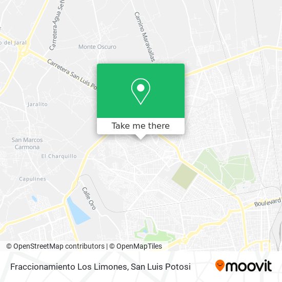 Mapa de Fraccionamiento Los Limones
