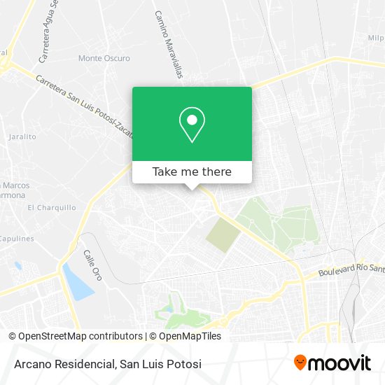 Arcano Residencial map