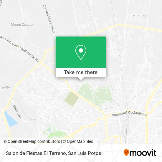 Salon de Fiestas El Terreno map