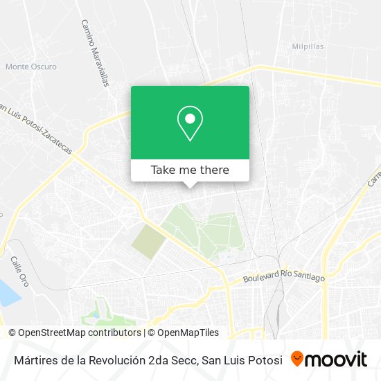 Mártires de la Revolución 2da Secc map