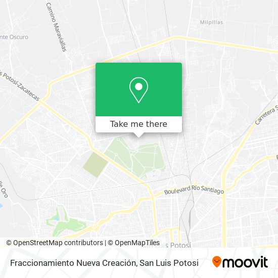 Fraccionamiento Nueva Creación map