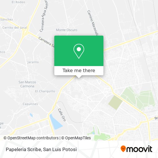 Papeleria Scribe map