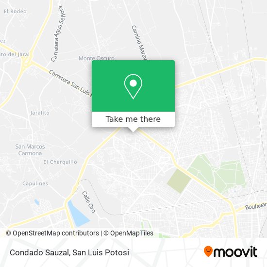Condado Sauzal map