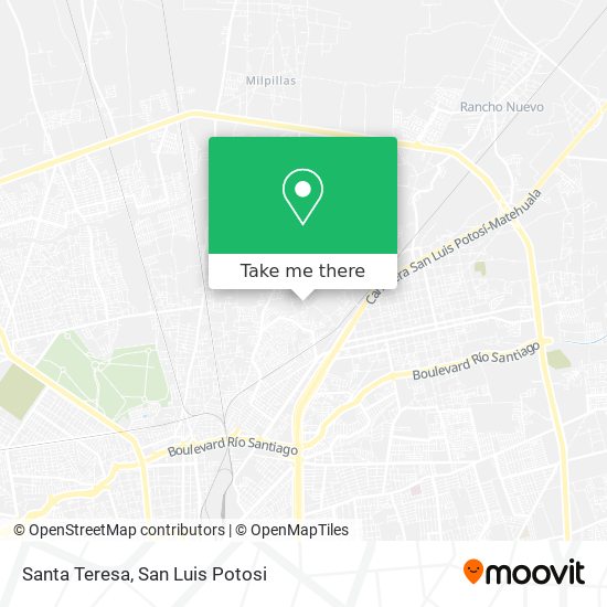 Santa Teresa map