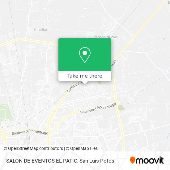 SALON DE EVENTOS EL PATIO map