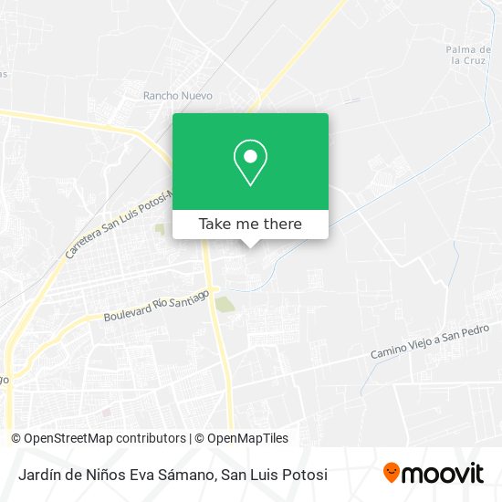 Mapa de Jardín de Niños Eva Sámano
