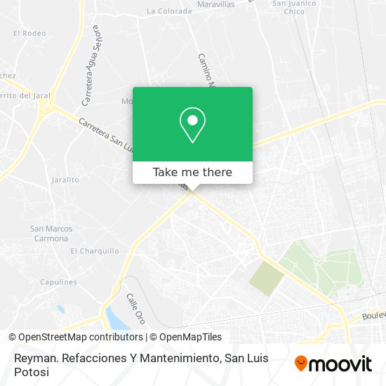 Reyman. Refacciones Y Mantenimiento map