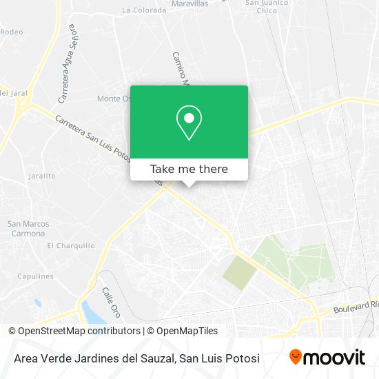 Mapa de Area Verde Jardines del Sauzal